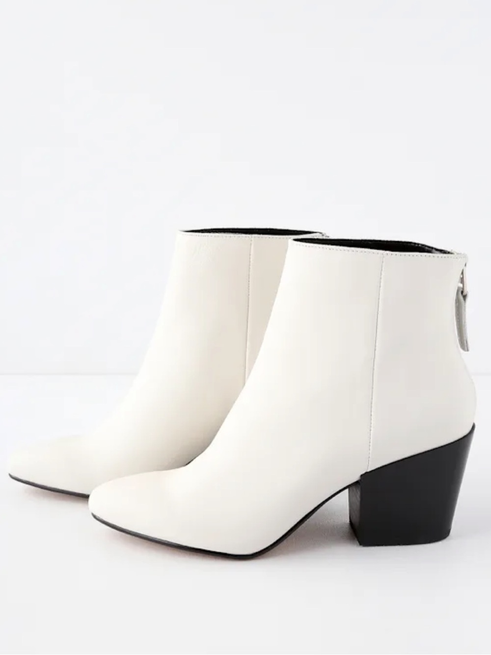 Dolce Vita Coltyn Woman’s Bootie - Size 9.5 (Color: Off White Leather)
